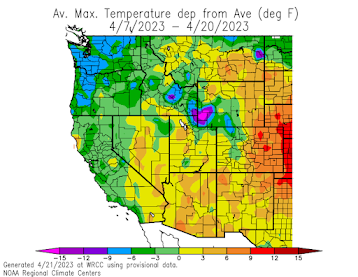 The Coldest April In Northwest History? It Will Soon Be History!